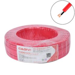 Dây điện đôi vỏ nhựa ruột đồng mềm VCmo 2x0.75 (2x24/0.2) 300/500V