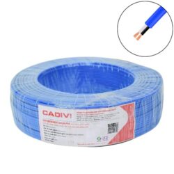 Dây điện đôi vỏ nhựa ruột đồng mềm VCmo 2x6 (84/0.3) 300/500V