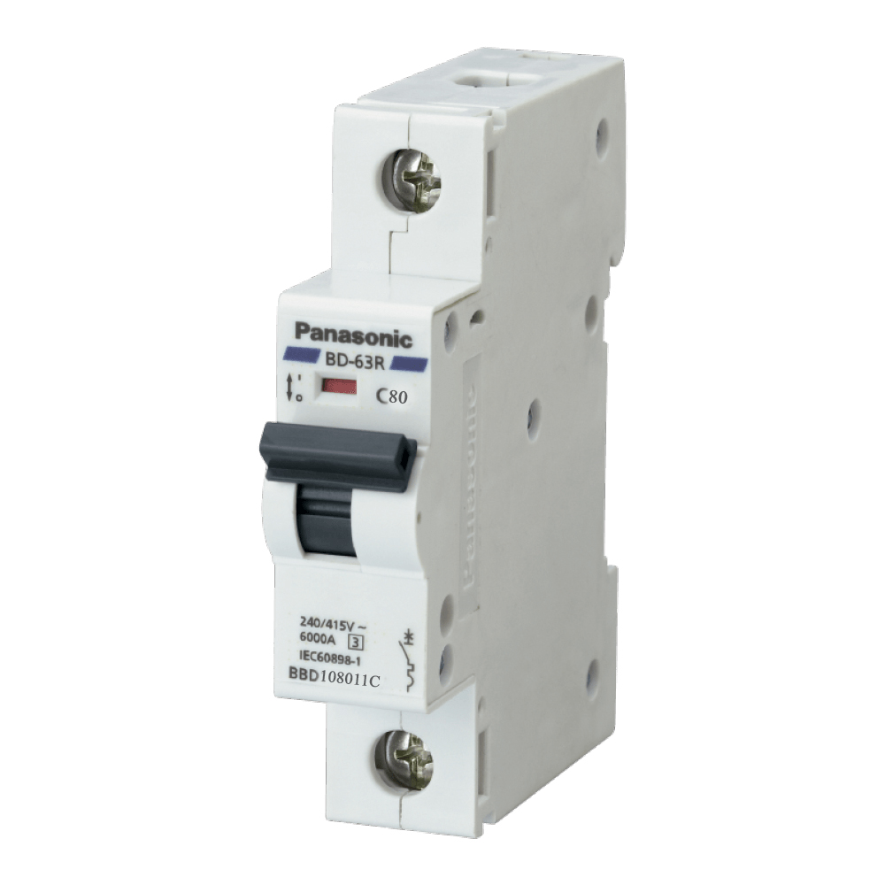 MCB 1P 80A 10kA 230VAC