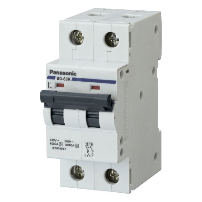 MCB 2P 32A 6kA 240/415VAC
