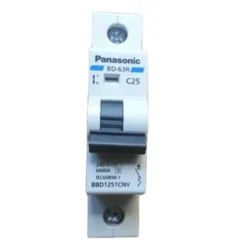 MCB 1P 25A 6kA 240VAC